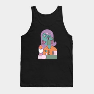 Picasso Style illustration Tank Top